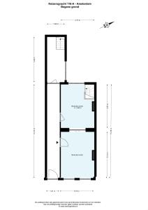 Plattegrond Begane Grond Keizersgracht 116-A Amsterdam