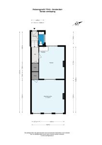 Plattegrond Eerste verdieping Keizersgracht 116-A Amsterdam