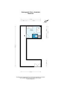 Plattegrond Souterrain Keizersgracht 116-A Amsterdam